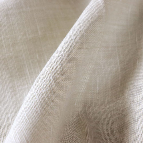 #cream Timeless Linen fabric in Cream by The Vale London